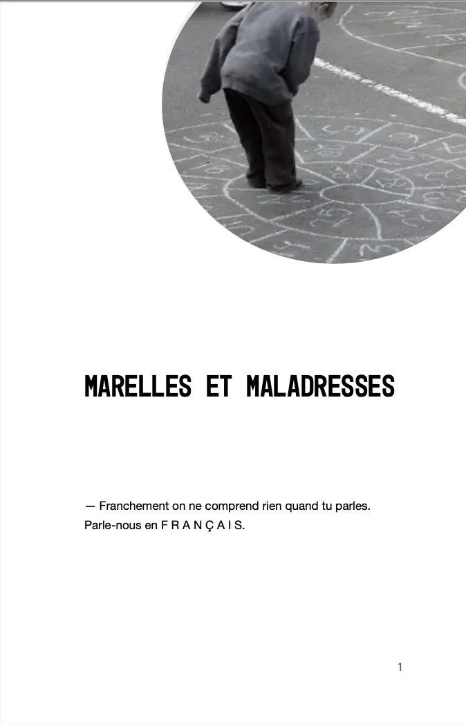 laura, marelles et maladresses